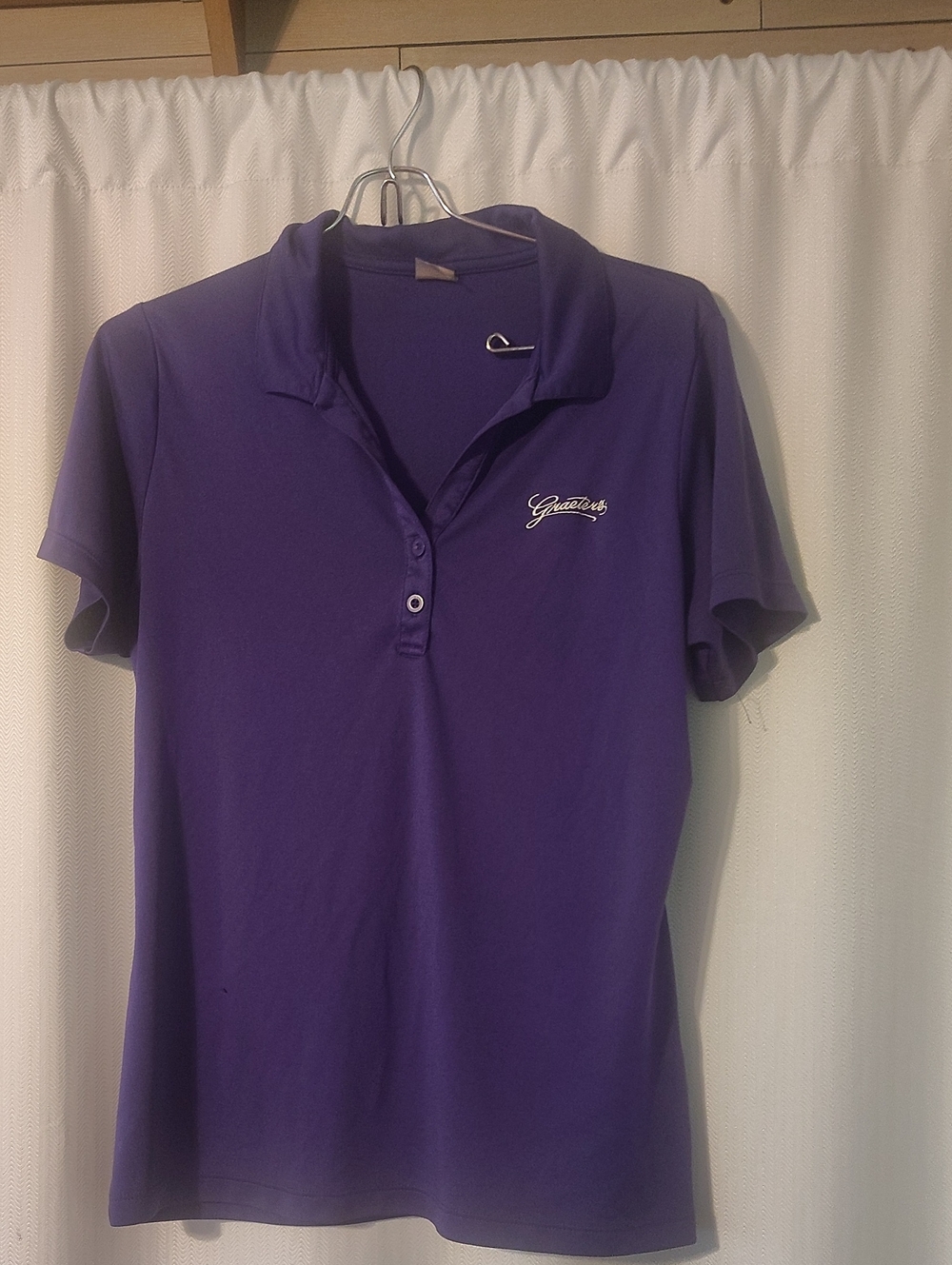 Graeters Ice Cream Purple Women's Polo Top